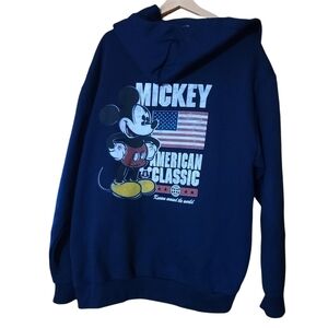 Walt Disney World Mickey Mouse Sz.XL full zip sweater American Classic Cozycore